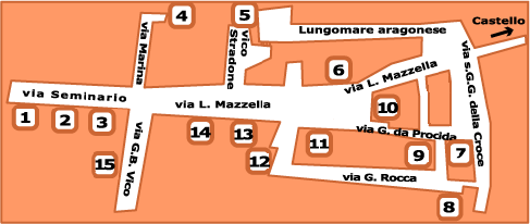 Mappa del Borgo di Celso cartinacelso