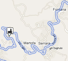 Mappa della Chiesa di San Ciro al Ciglio
